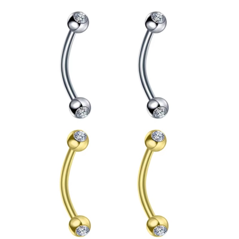 Body Jewelry Surgical Steel - 2 Stück Körperschmuck, 16G Daith-Ohrringe, Chirurgenstahl,
