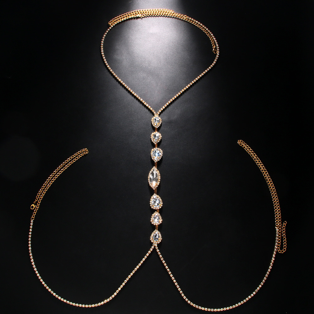 Mode Sexy Wasser Tropfen Halsk – Body Jewelry Necklace Bewertung und Preis