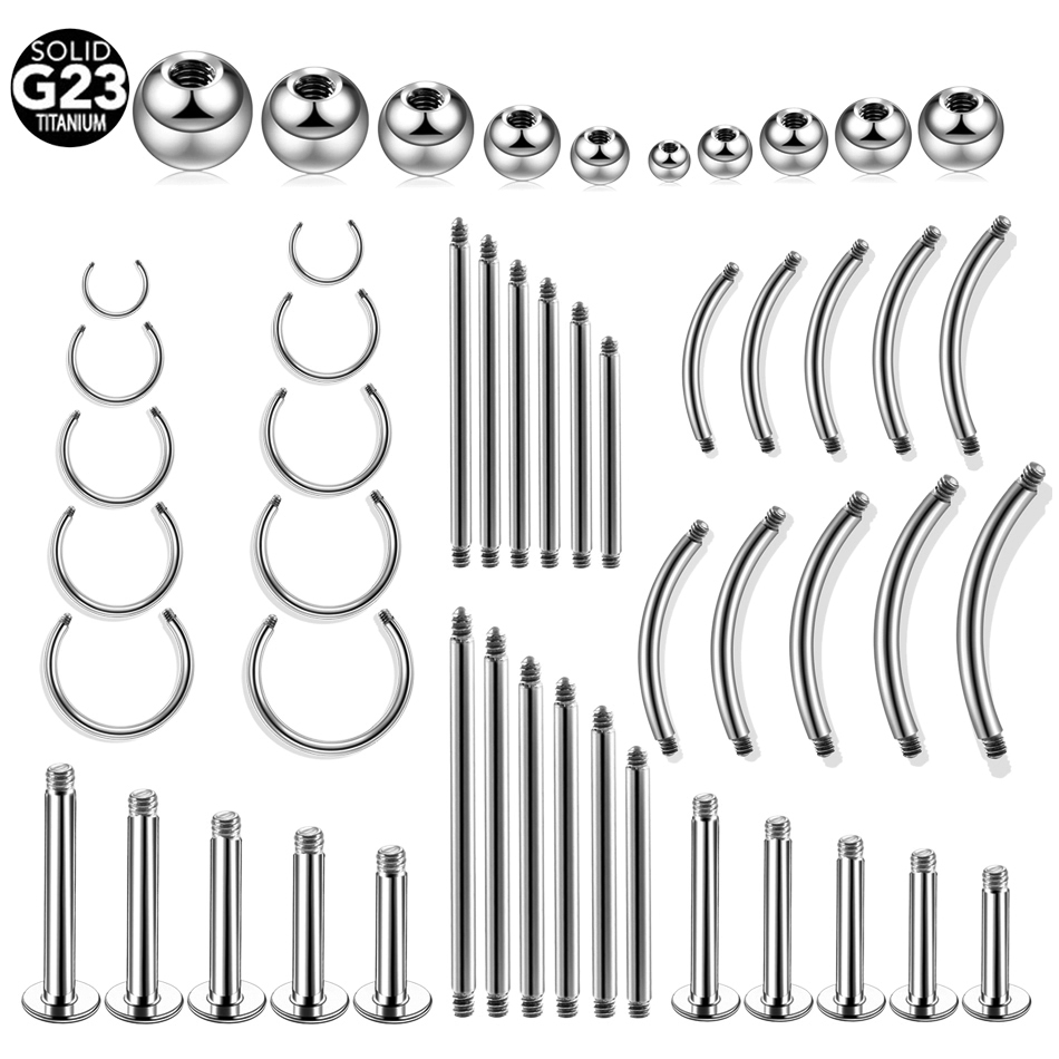 10 teile/los Titan Gewinde Lan – Body Jewelry Replacement Ball Bewertung und Preis