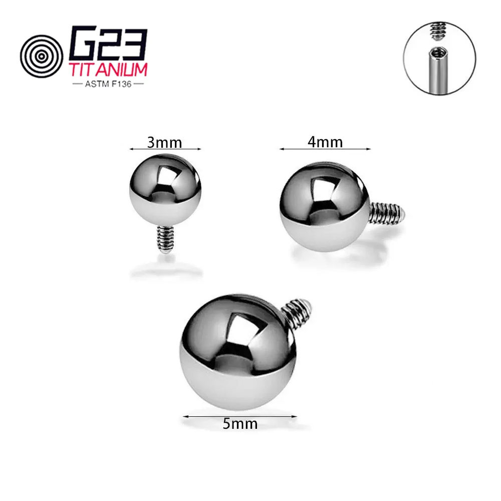 Großhandel 10/50 Stück Titan 1 – Body Jewelry Replacement Ball Bewertung und Preis