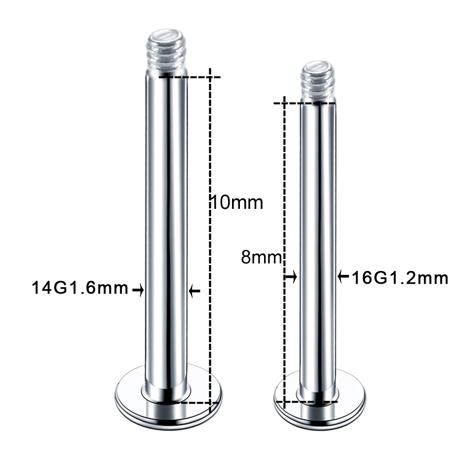 100 teile/los Stahl Ohrring Ba – Body Jewelry Replacement Ball Bewertung und Preis