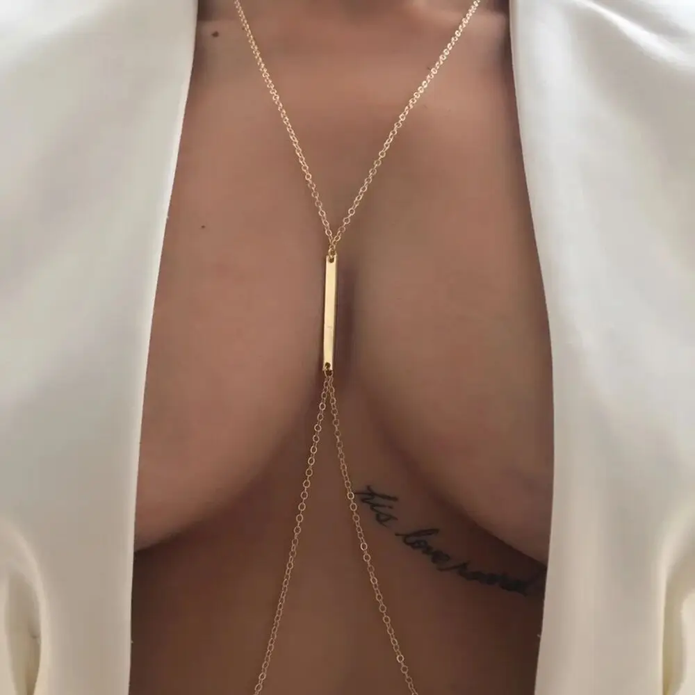 Sexy Metall Brust Kette Geschi – Body Jewelry Retainers Bewertung und Preis