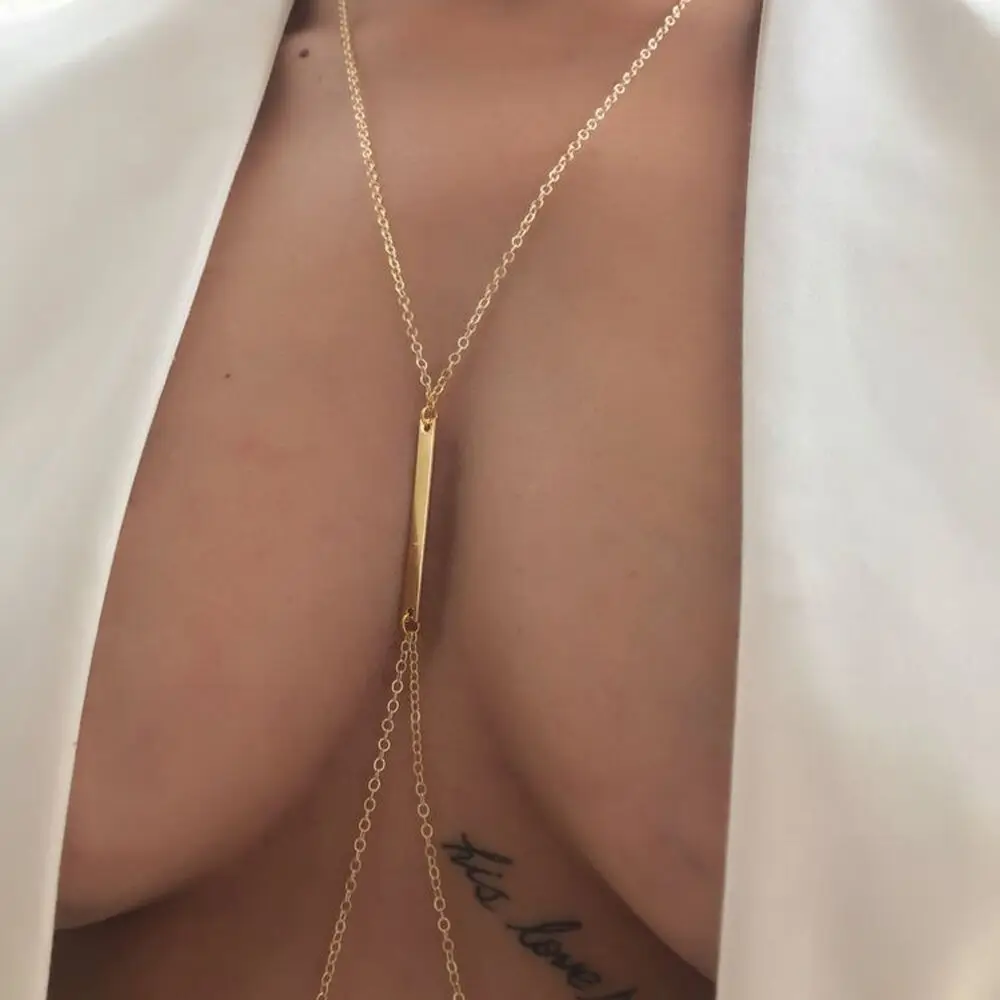 Sexy Metall Brust Kette Geschi – Body Jewelry Retainers Bewertung und Preis