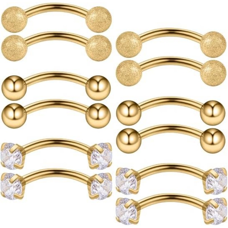 6 Paar 16G Piercing-Schmuck, R – Body Jewelry Surgical Steel Bewertung und Preis