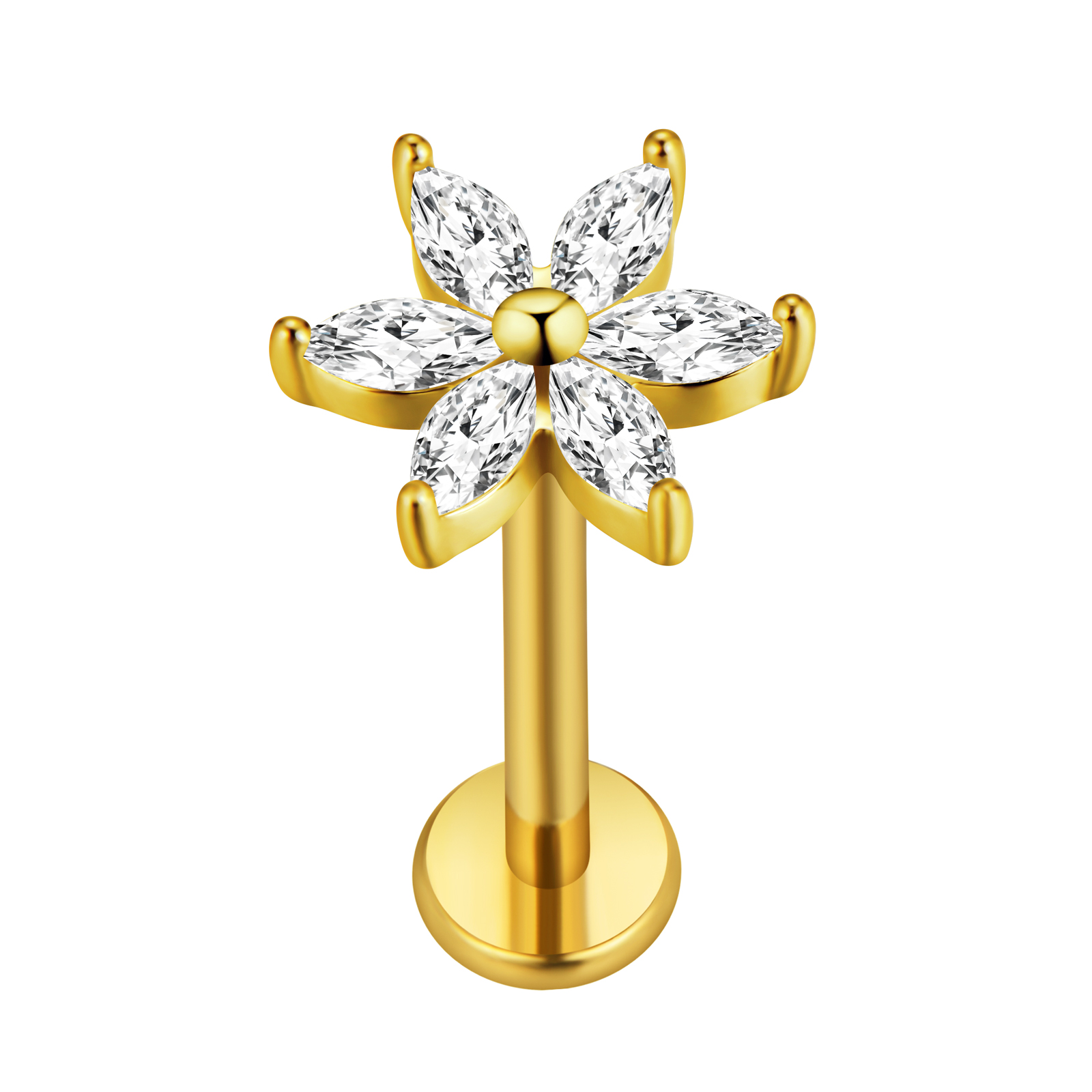 Maple Leaf Labret Piercing Ste – Body Jewelry Surgical Steel Bewertung und Preis