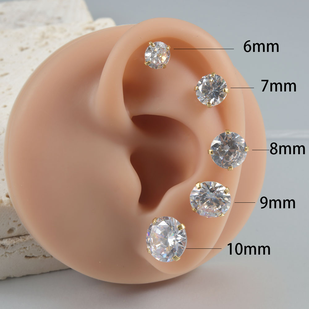 1 Paar Chirurgenstahl Fang Run – Body Jewelry Surgical Steel Bewertung und Preis
